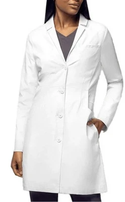 Wonderwink Tailored Lab Coat Women's White Medical Doctor Size SMALL Professiona - Image 1 of 4