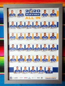 Framed 2020 PARRAMATTA EELS NRL Poster - 45cm x 32cm x 3cm - Picture 1 of 1