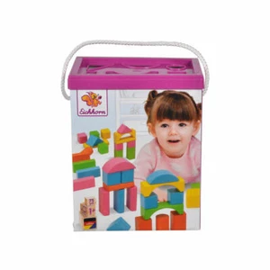 Eichhorn Bunte Holzsbausteine 75-tlg. Bausteine Bauklötze Holzspielzeug Holz - Bild 1 von 8