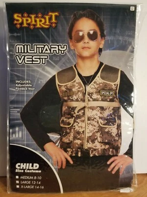  Disfraz chaleco militar para niños - grande Foto 1 de 2