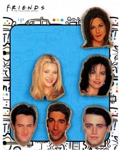 FRIENDS HEADS ANSTECKNADEL SET NEU - Bild 1 von 3