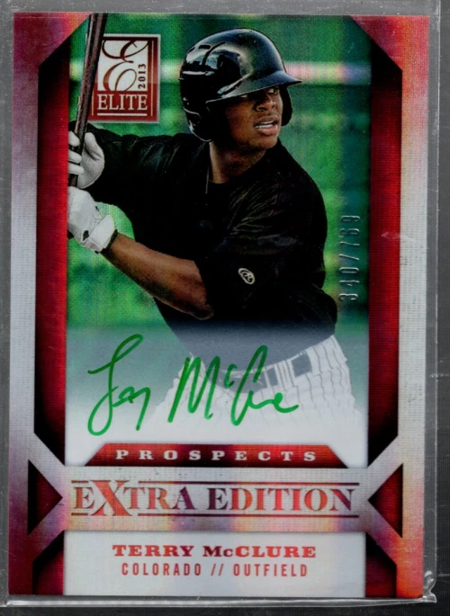 A3091- 2013 Elite Extra Edition #195 Terry McClure Auto /769 - NM-MT - Image 1 of 2