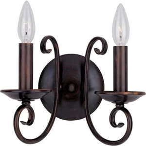 Maxim Lighting Loft 2-Light Wall Sconce Oil Rubbed Bronze - 70002OI - Picture 1 of 1