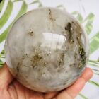 1.12Kgnatural Green Tourmaline Ball Home Decoration Product Crystal