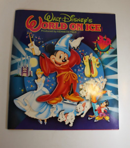 Livre du programme Mickey Mouse Walt Disney World on Ice 1995/97 avec billet lunettes 3D
