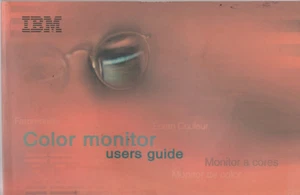 ITHistory (1996) Manual: IBM Color Monitor Users Guide 21L4455 English FR ES PO - Picture 1 of 2