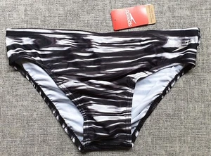 Speedo Mens Swim Briefs Allover Wavewall | 8cm Trunks | AUS XL 18 | BNWT - Picture 1 of 3