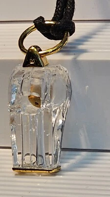 Swarovski~**CRYSTAL MEMORIES  WHISTLE PENDANT**~Accessories~17.5" CORD - Image 1 of 4