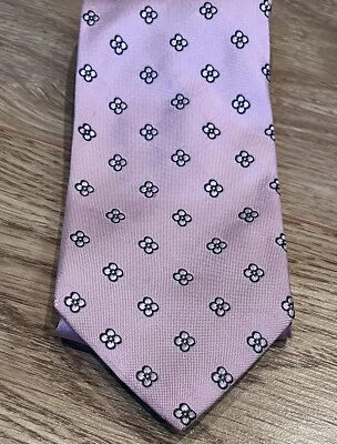 Brooks Bros Pink Flower Tie Foto 1 de 4