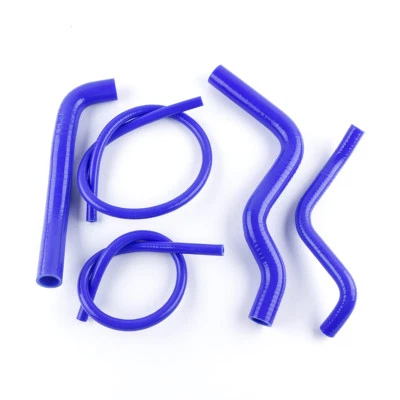 Manguera de radiador de silicona azul tubo de refrigerante para Yamaha FZ6-S FZ6 FZ600 FZ 600 2006 Foto 1 de 4