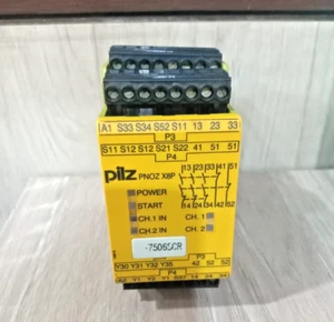 1PC- Pilz 777760 PNOZ X8P 24 VDC PN0ZX8P 3N/O 2N/C 2so Safety relay - Picture 1 of 6