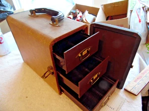 Vintage 1950's Barnett & Jaffe Baja 300 Slots Photo Slide Case, Very Solid, Nice - Bild 1 von 7