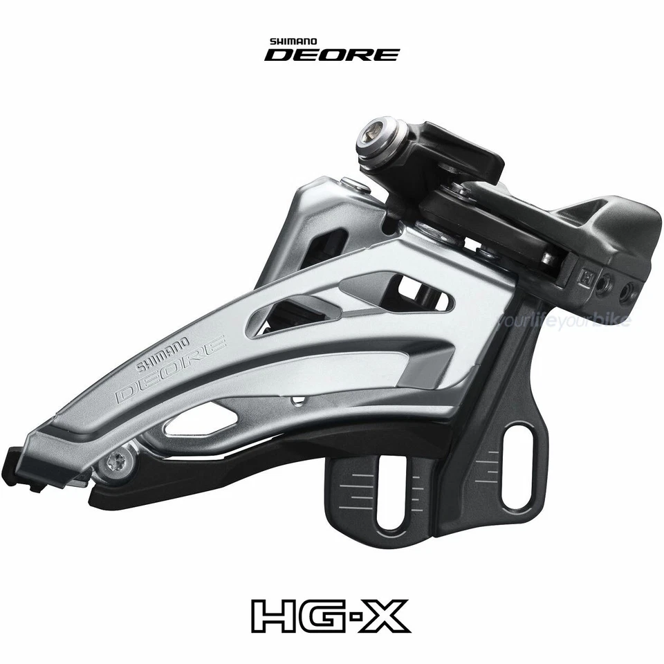 SHIMANO DEORE FD-M6020-E UMWERFER 2-/10-fach ALL MOUNTAIN BIKE E-TYPE FRONT PULL - Bild 1 von 1