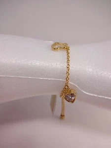 Michael Kors MKJ7779710 3 Stück 2 Herzen Gold Slider Kristalle und MK Logo Armband - Bild 1 von 8