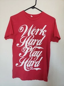 Maglietta Hip Hop Wiz Khalifa "Work Hard Play Hard", Taglia S - Foto 1 di 3