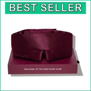 Luxury Silk Sleep Mask - Adjustable Face-Hugging Cocoon for Total Darkness - Picture 1 of 10