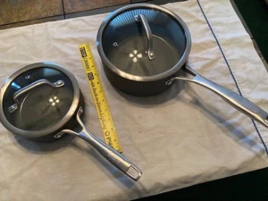 NEW - BIALETTI "CERAMIC PRO" NON STICK - 1.5 QT & 3 QT COVERED SAUCE PANS - Picture 1 of 17