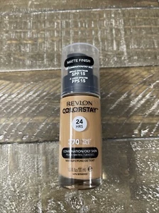 Revlon Colorstay Long Wear Foundation Combination/Oily Skin 370 Toast - Picture 1 of 4