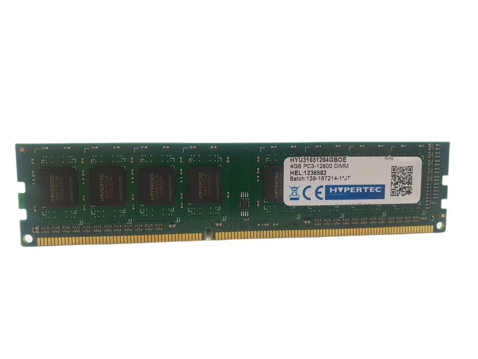 Hypertec HYU31651284GBOE 4GB PC3-12800 DDR3-1600 DIMM Desktop Memory RAM - Image 1 of 1