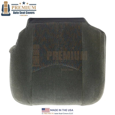 Cubierta de asiento inferior de tela para conductor para Chevy Silverado 2003-2007 peltre muy oscuro Foto 1 de 4