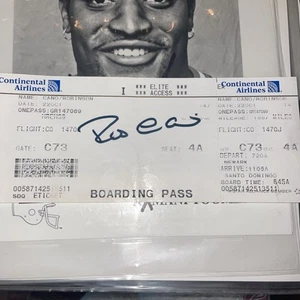 ROBINSON CANO YANKEES SIGNED BOARDING PASS RARE 1:1!!! - Picture 1 of 3