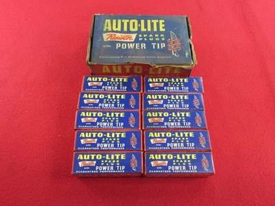 BUJÍA AUTOLITE X 10 CHEVY PONTIAC BUICK OLDS CADILLAC AR82 NUEVA DE STOCK 1940-1970 Foto 1 de 4