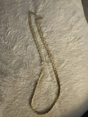 Мужская золотая цепочка 14 карат 16 дюймов 4,5 мм звено C 20 г - Изображение 1 из 4