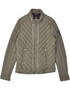 GUESS Womens Padded Jacket UK 14 Medium Grey Polyester AV35 - Picture 1 of 4