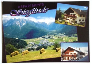 Postkarte Appartments Sieglinde in Toblach/Südtirol in Italien - Bild 1 von 2