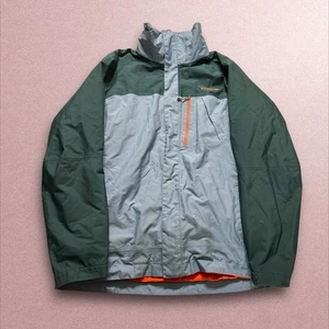 Patagonia Descensionist Waterproof Jacket Mens Large Blue Outdoors Performance - Picture 1 of 6