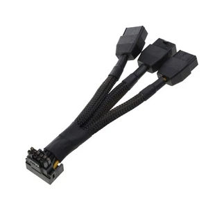 Easy Installation 3x8pin to 16Pin Connector Cable 12VHPWR GPU Adapter Cable Line - Afbeelding 1 van 7