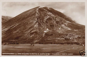 Rocca di Cambio (L'Aquila) Panorama e Monte Cagno f.p. - Foto 1 di 1
