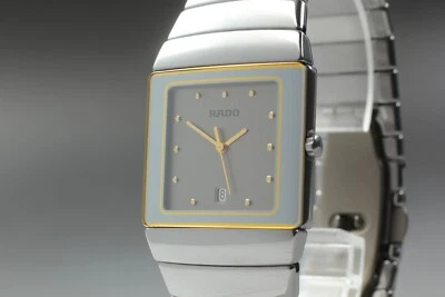 [N 完好]RADO Jubilé 152.0332.3 高科技陶瓷石英手表 日本 A002 出品 — 第 1/4 张图片