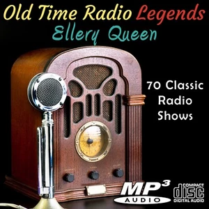 Old Time Radio Legends Ellery Queen 70 Shows On CD - Imagen 1 de 1