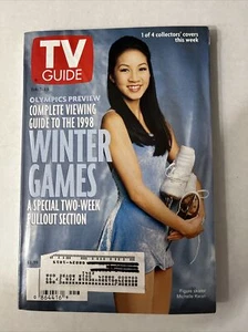 Michelle Kwan, Tara Lipinski, Winter Olympics - TV Guide Magazine 1998 - Picture 1 of 1