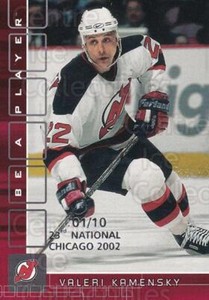 2001-02 BAP Memorabilia National Chicago Ruby #496 Valeri Kamensky