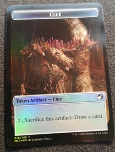 Clue / Beast Token - Foil - MID - MTG - NM - EN - 016/008 - Picture 1 of 2