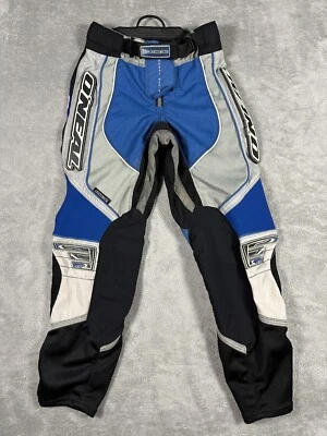 Calça O'Neal MX Racing Motorcross Juvenil Tamanho 28" Azul Branco Bicicleta Suja Hardwear - Imagem 1 de 4
