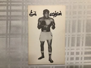 POSTAL TCMA 1974 EMILE GRIFFITH FIRMADA DE COLECCIÓN BOXEO AUTENTICACIÓN JSA AUTOMÁTICA - Imagen 1 de 3