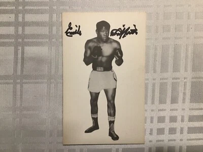 Postal TCMA 1974 BOXEO VINTAGE FIRMADA POR EMILE GRIFFITH AUTENTICACIÓN JSA AUTO  Foto 1 de 3