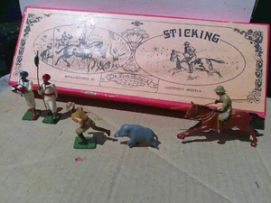 The Four Feathers #5, Pig Sticker, British Boar Hunt, 54mm lead in box, QQ - Picture 1 of 3