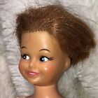 Vintage 1964 Ideal 9? Dodi, Pepper's Friend, A Posable Girl Doll In Knit Outfit