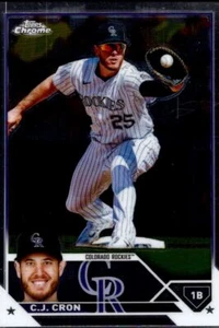 2023 Topps Chrome C.J. Cron Colorado Rockies #160 - Picture 1 of 2