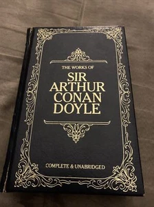 The Works of Sir Arthur Conan Doyle Leather Longmeadow Press, 1984 - Picture 1 of 3