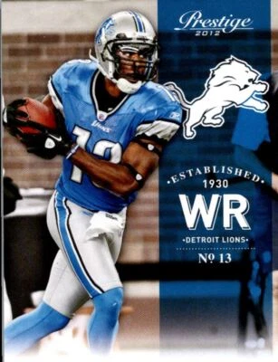 2012 Panini Prestige Nate Burleson Detroit Lions #63 - Image 1 of 2