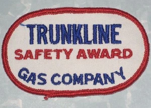 Trunkline Gas Company Safety Award Patch - Vintage - Picture 1 of 1