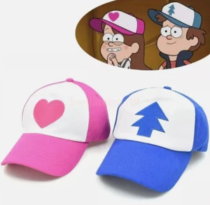 2025 Brand New Gravity Falls Curved Bill ''BLUE PINE TREE'' Dipper Cap Sun Hat - Picture 1 of 15