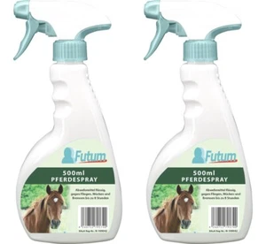FUTUM 2x500ml Pferde Spray Insektenschutz Pferd Fliegenspray Bremsen - Bild 1 von 8