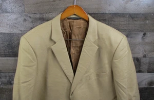 Nordstrom Blazer Mens 48R Tan Cashmere Loro Piana Sport Coat Jacket - Picture 1 of 17