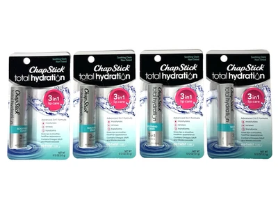 4 Chapstick Hidratação Total 3 em 1 Cuidados Labiais Suavizantes OASIS Não Tingido FRETE GRÁTIS! - Imagem 1 de 4